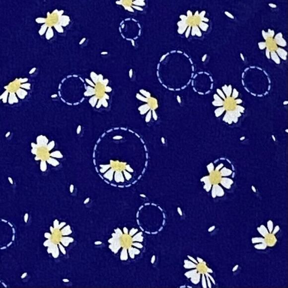 Daisy Bubble Wrap Dress Womens S Blue Long Sleeve Cottagecore Coquette Party Fun - Picture 8 of 9